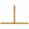 Ekena Millwork Portland Rough Sawn Timber Gable Bracket, Western Red Cedar, 108"W x 72"H x 4"D x 6"F, 16/12 Pitch GBW108X72X0406POR00RWR - alternate 1